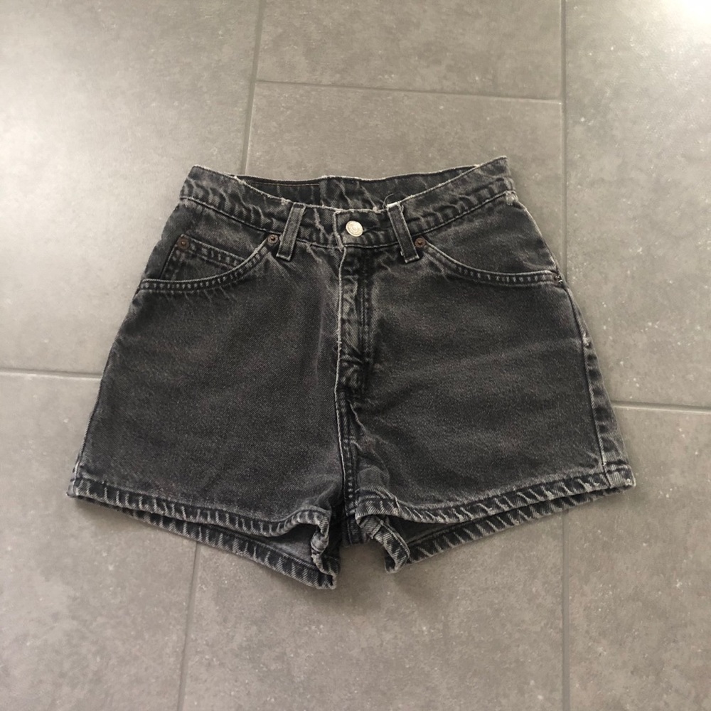 Levi’s Orange Tag High Waist Shorts